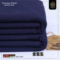 PK-2007 Navy Blue Premium Khaddi Winter Khaddar 2025-26