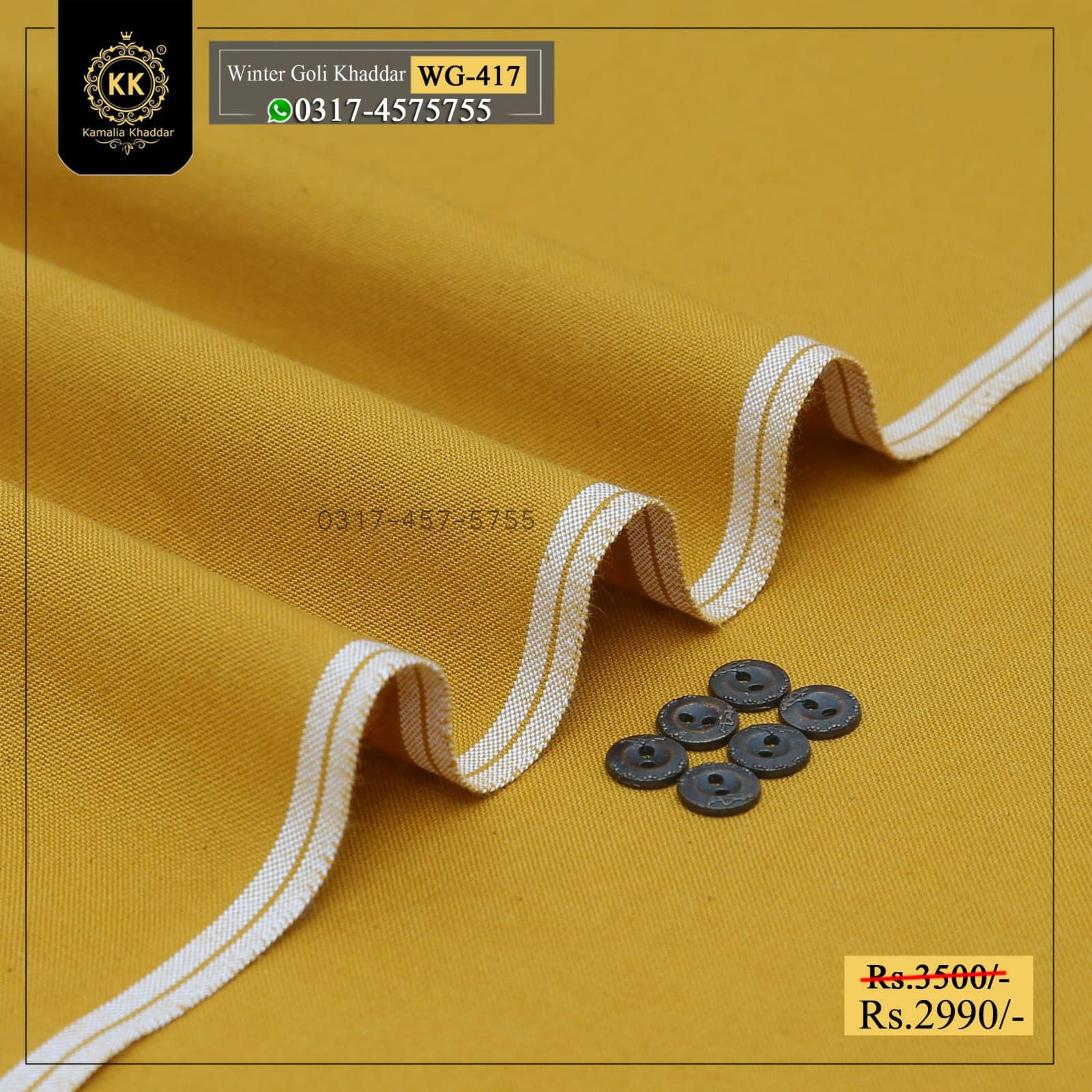 WG-417 Premium Goli Winter Khaddar 2024-25 WG-417 Premium Goli Winter Khaddar 2024-25
