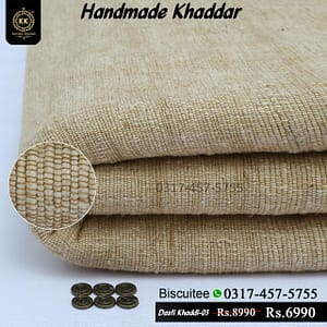 Desi-03 Natural Biscuitee Charkha Khadi Khaddar 2024-25